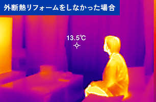 外断熱リフォームをしなかった場合