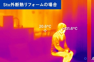 Sto外断熱リフォームの場合