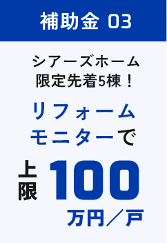 補助金03 上限100万円/戸